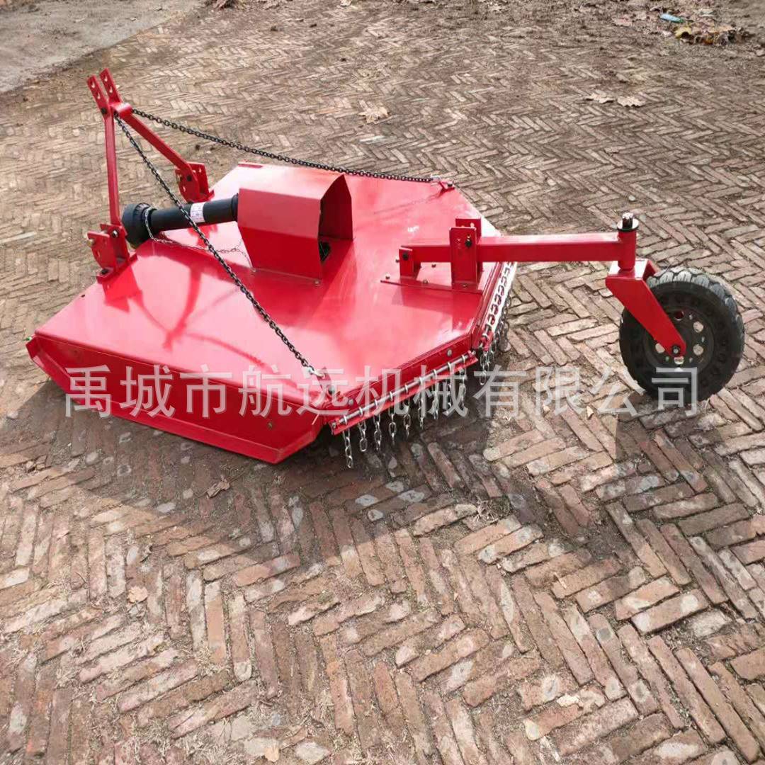 飞机场草坪除草机 拖拉机后悬挂式的旋转甩刀式割草机 留茬4-11cm