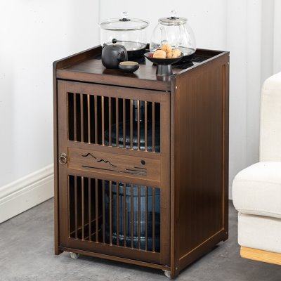 移动小茶台茶桌边柜茶车家用实木泡茶吧几烧水壶一体水桶茶水柜架,住宅家具,茶几,淘宝优惠券,粉丝福利购,淘宝优惠卷