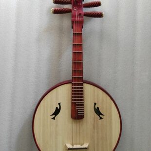 中阮乐器 七律 潮州乐器 配中阮琴盒