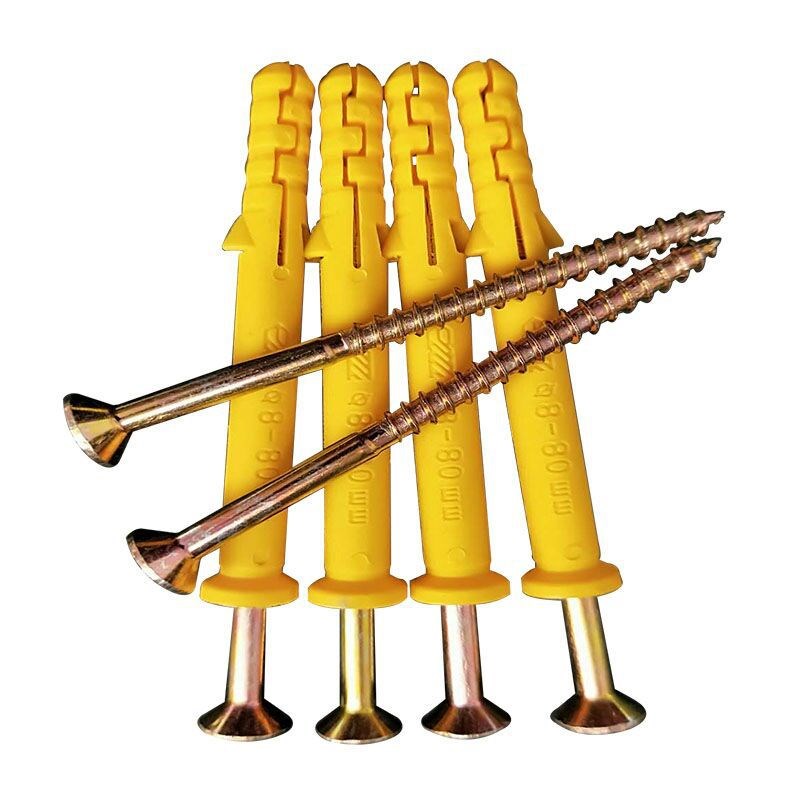 厂家包邮   M6 M7 M8 M1C0多种长度小黄鱼膨胀钉 塑料胀塞