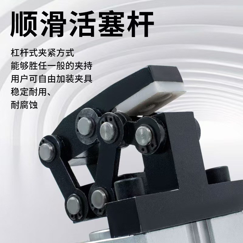 压紧气缸不占据上方空间隐藏式杠杆气缸夹紧夹具蛇形气缸