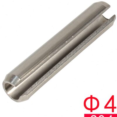 DIN1481/ISO8752（304不锈钢)弹性圆柱销（规格:Φ4）