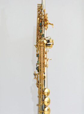 白铜金键降B调一体管萨克斯风考级专业演奏中老年 专业演奏萨克斯