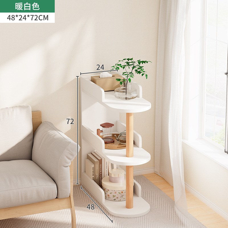 客厅沙发落地多层小型置物架边柜卧室床头窄夹缝隙收纳柜储物架子