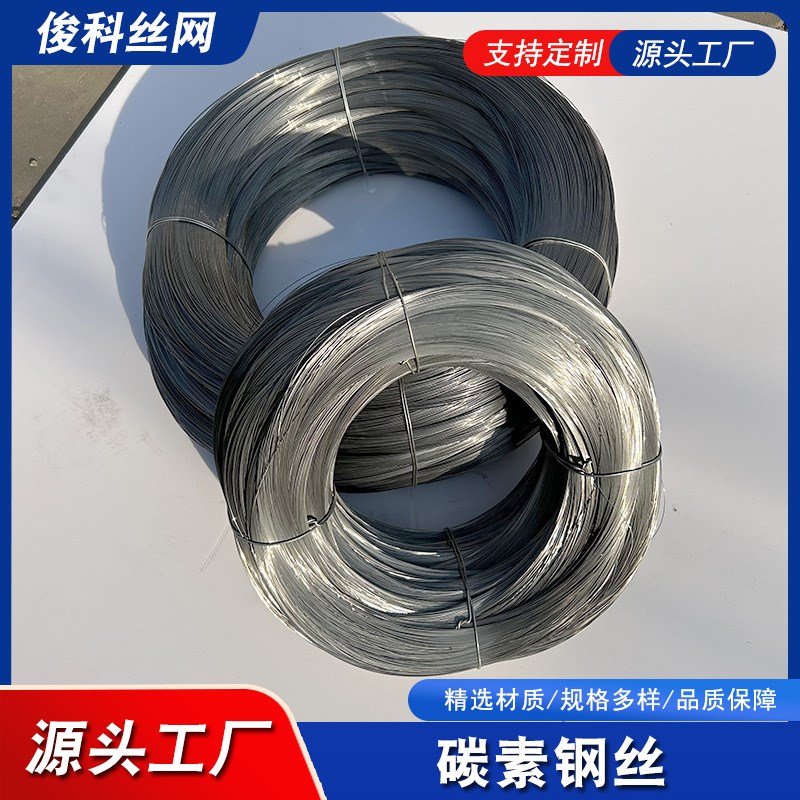 供应弹簧钢丝高强度弹力钢丝冷拔镀锌丝镀锌光面碳素钢丝0.1mm