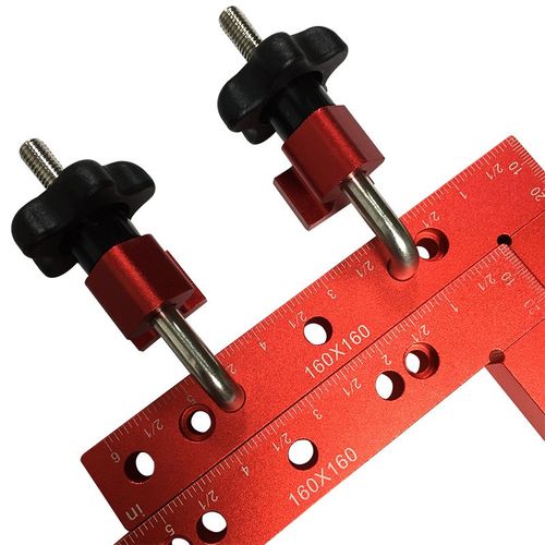 90度木工直角尺 拼板固定夹 铝合金直角定位尺 木工定位夹具