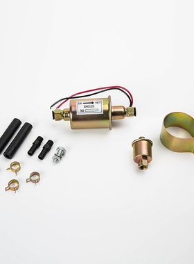 12V低压汽车燃油泵E8012S汽车改装燃油泵压力5-9PSI电子燃油泵