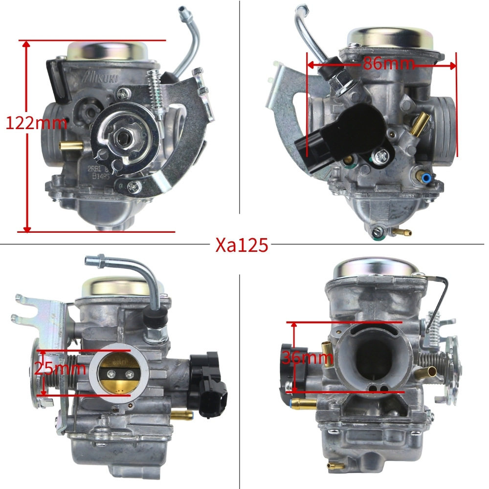 XA125适用雅马哈Cygnus Alpha Fascino Ray(z) 113 XC115B化油器