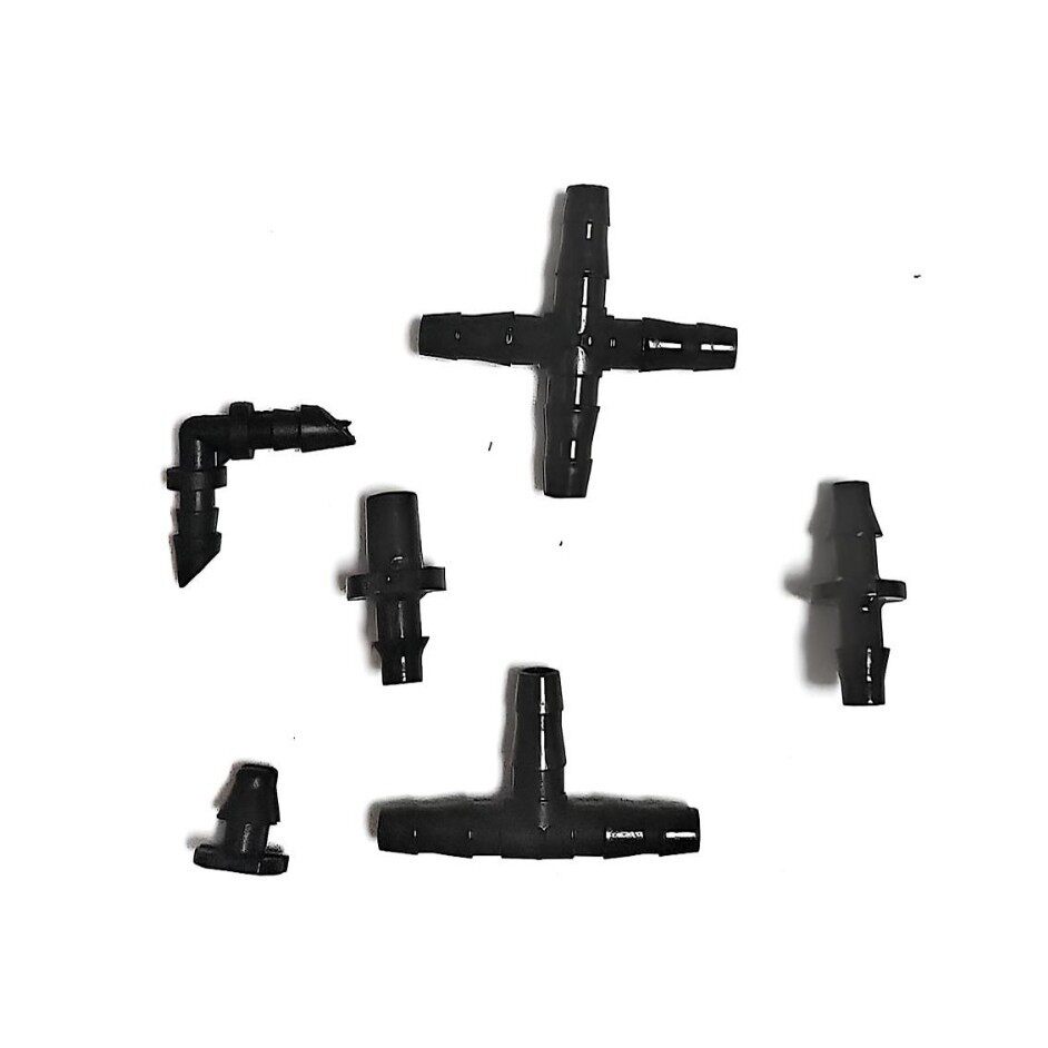 滴灌管切割器打孔工具，带 115 个灌溉塞，2 合 1 滴灌管打孔器