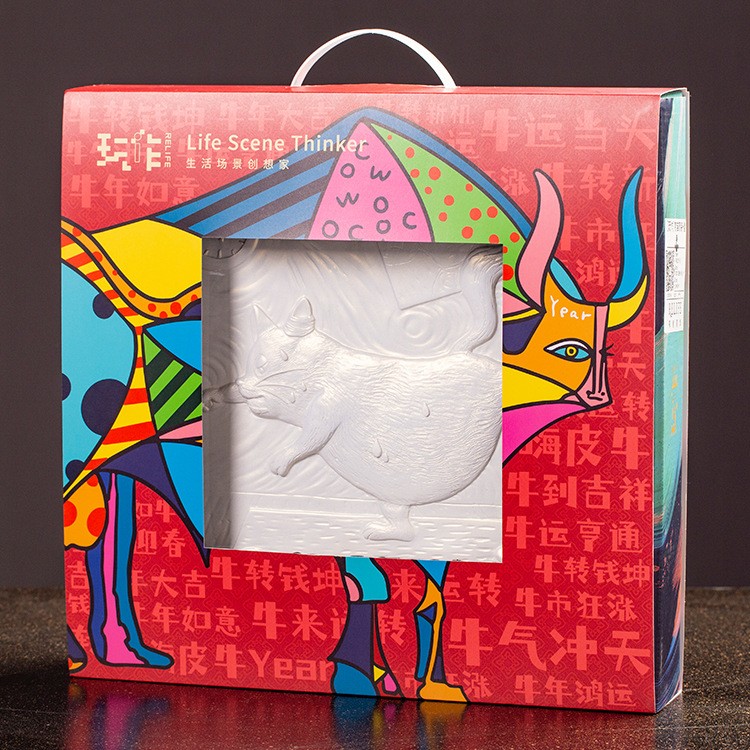 福雕家饰diy手绘油画送友亲子创意数字油画填色工艺礼品宠物饰品