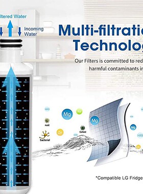 跨境兼容LG LT1000P冰箱滤芯适配MDJ64844601 200加 water filter