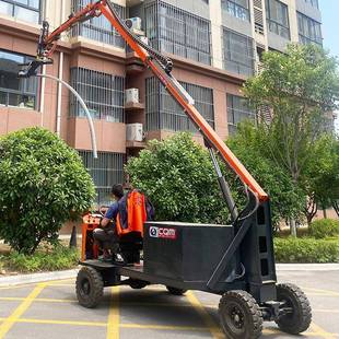 树冠修剪机修圆形高速公路园林伸缩臂高空修枝机景观树木修剪车