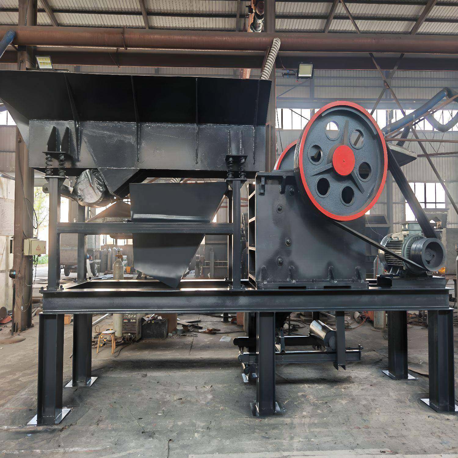 矿山设备花岗岩破碎石灰石老虎口碎石机框架移动46鄂式破碎机厂家,机械设备,破碎机,淘宝优惠券,粉丝福利购,淘宝优惠卷