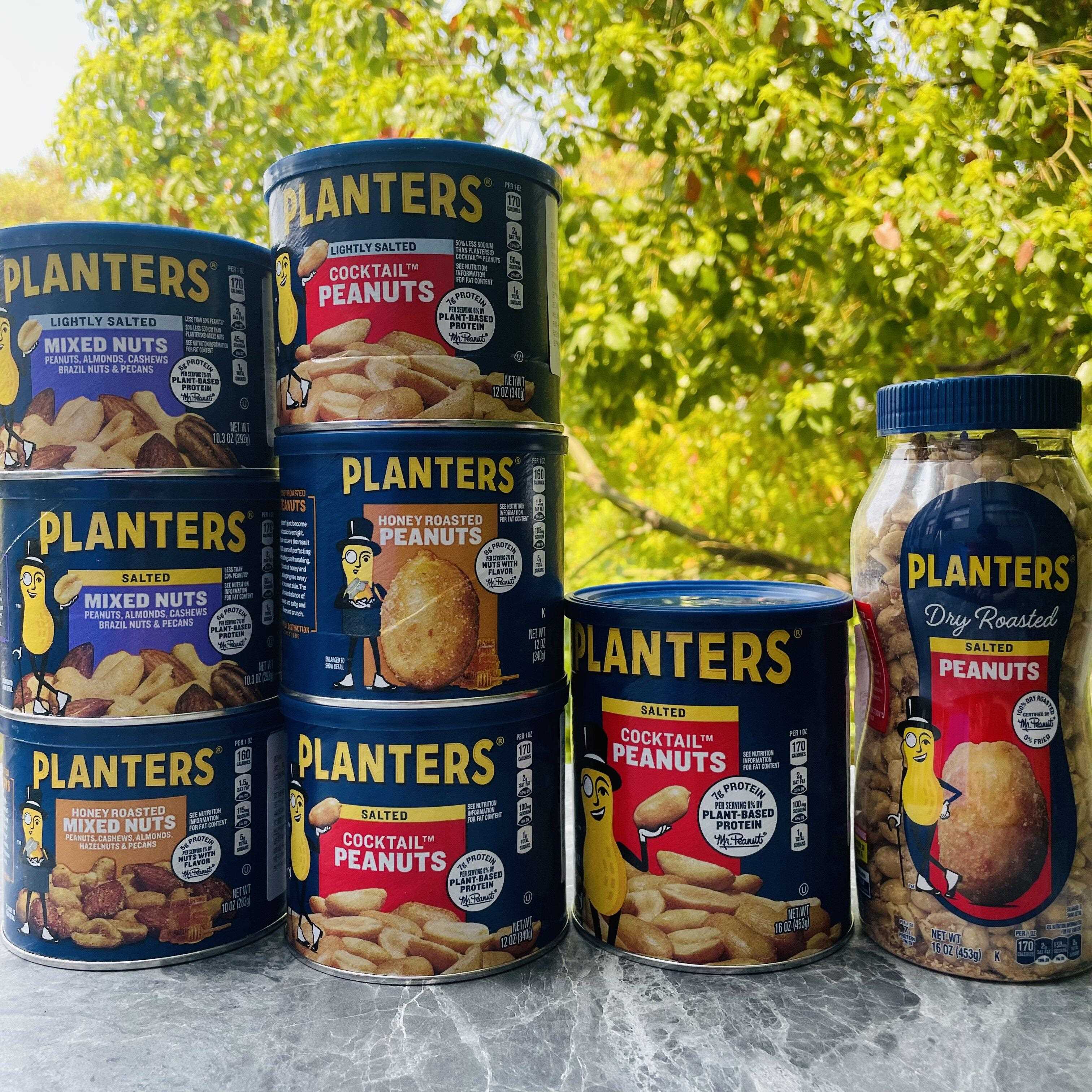 PLANTERS peanuts美国绅士牌咸味/蜂蜜味花生/什锦坚果杂果