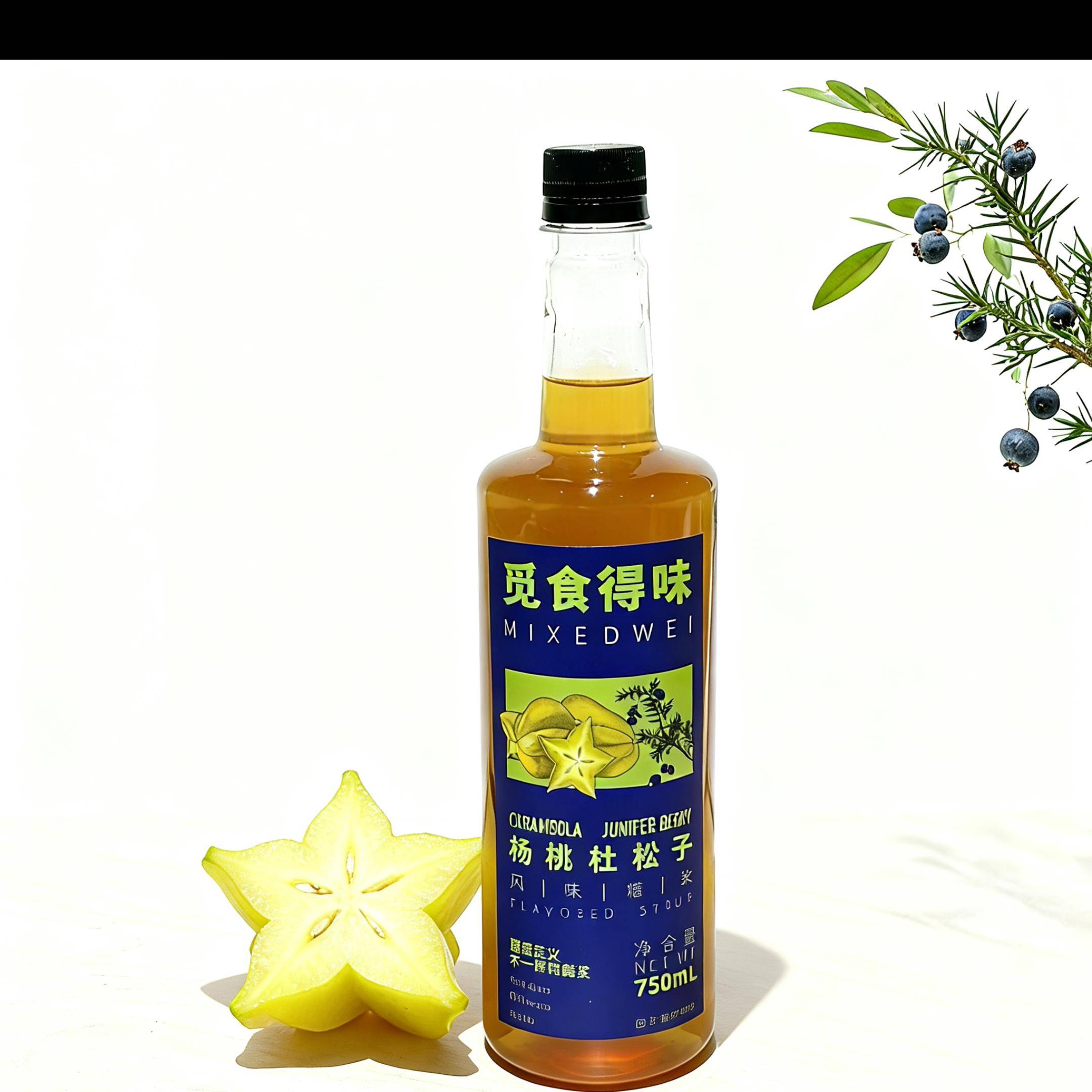 觅食得味杨桃杜松子风味糖浆