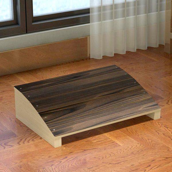 家用实木书桌增高脚凳垫儿童钢琴踩蹬搁放踮搭架子小台阶斜坡踏板