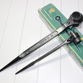 钢丝绕紧拆除器10 尖尾棘轮扳手快速扳手 41MM 发黑 汉克斯