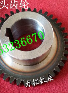 XL5036B铣床铣头箱齿轮 鲁南 威达5036A花键轴 滕州机床涡轮配件