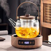 电陶炉煮茶家用煮茶器2024新款 小型电磁炉烧水壶煮茶炉泡茶电热炉