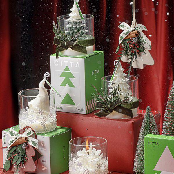 citta西苔香薰蜡烛圣诞节礼物氛围感浪漫香氛小众摆件送女生闺蜜