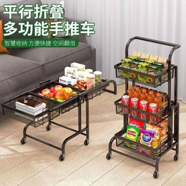 厨房置物架家用可移动落地多层收纳架多功能储物架摆摊小万百,厨房/烹饪用具,微波炉置物架,淘宝优惠券,粉丝福利购,淘宝优惠卷