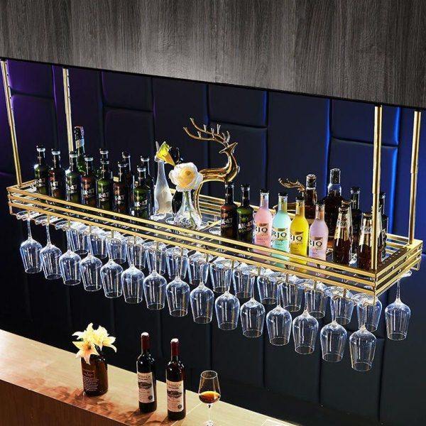 脚杯红酒杯架倒挂家用装饰悬挂欧式创意酒吧架子铁艺红酒杯挂架,收纳整理,红酒架,淘宝优惠券,粉丝福利购,淘宝优惠卷