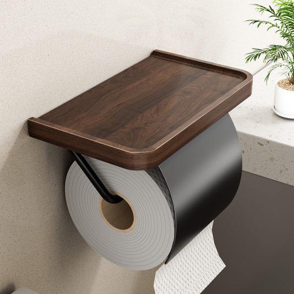 实木卷纸架厕纸挂架置物架免打孔卫生间纸巾盒挂壁式厕所手纸架,家装主材,卷纸器/纸巾架,淘宝优惠券,粉丝福利购,淘宝优惠卷