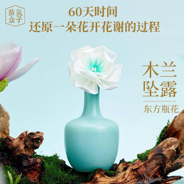 节气盒子东方瓶花木兰坠露无火香薰家居室内摆件扩香香氛礼物礼盒
