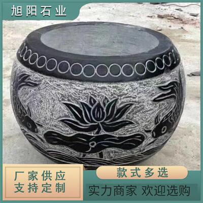 庭院园林古建柱墩石青石头石雕柱基石花岗岩石柱墩石墩厂家供应