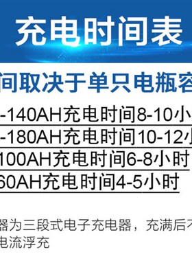 电动三器车充电轮24736V48V60VV2V水电瓶120AH电动四轮汽车充电机