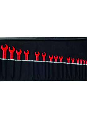 德国 Wiha威汉 5590N T15 绝缘单边开口扳手15件套