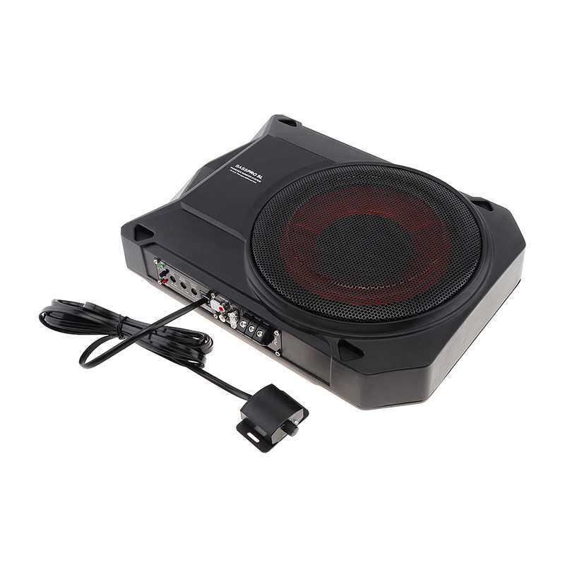 厂销寸新款薄汽车低音炮12V纯低音 倚野狼车载音响音箱