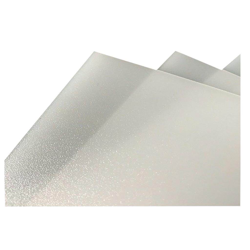 供应乳白色双面磨砂PC扩散板 PC膜 雾面LED面板灯用0.5mm扩散腊