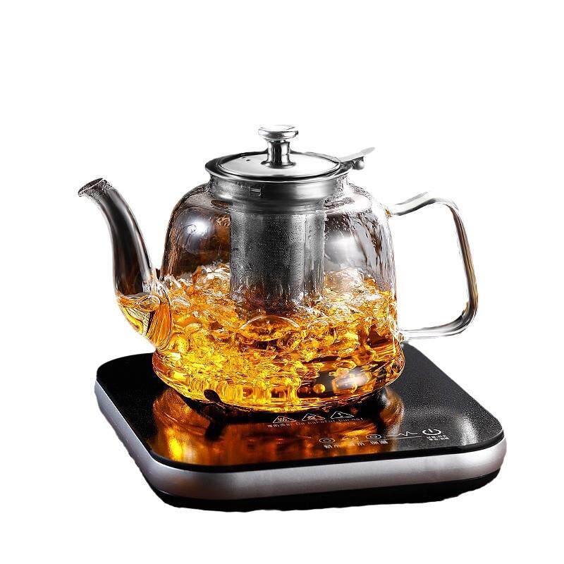 电磁炉煮茶壶耐高温加厚玻璃茶壶电陶炉烧水壶过滤泡茶壶套装