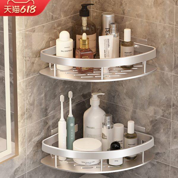 免打孔三角置物架浴室卫生间厕所洗手间洗漱台墙上收纳洗澡壁挂式,家庭/个人清洁工具,浴室角架/置物架,淘宝优惠券,粉丝福利购,淘宝优惠卷