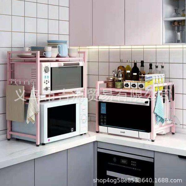 2022厨房微波炉支架收纳架 可调节度多层台面烤箱收纳架省空间,厨房/烹饪用具,微波炉置物架,淘宝优惠券,粉丝福利购,淘宝优惠卷