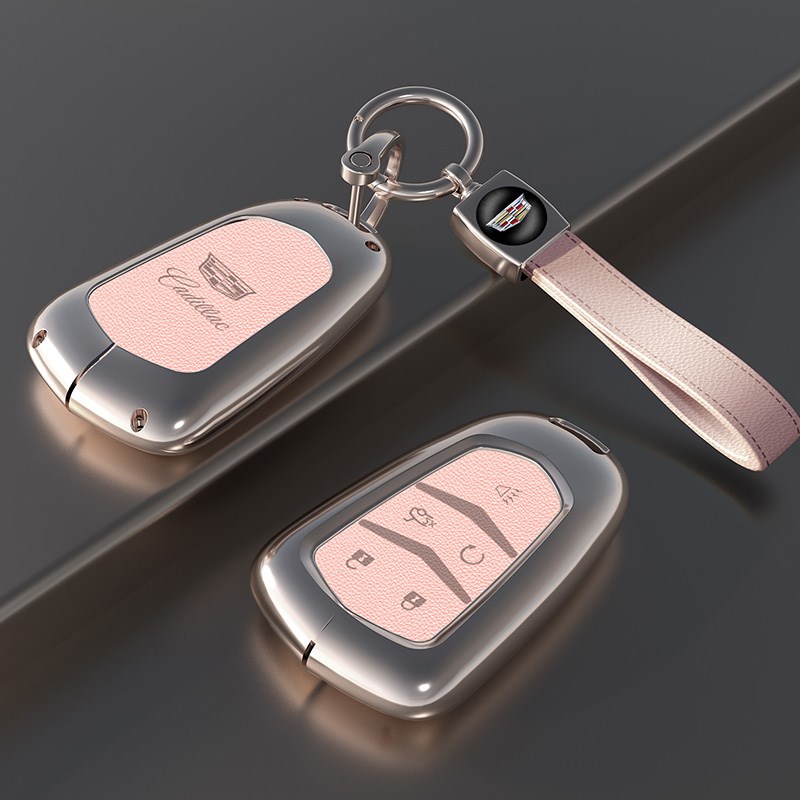 凯迪拉克xt5车钥匙套ct5 xt4 xt6 ct6 ctJ4扣gt4包atsl女xts金属