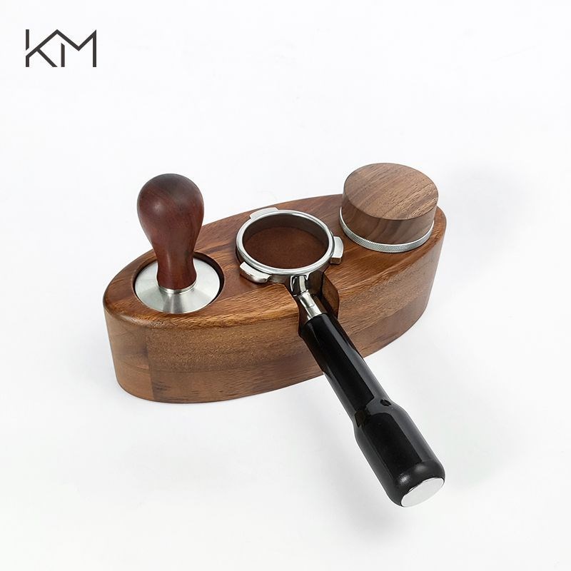 压粉座压粉器意式咖啡机手柄底座填压布粉器收纳粉锤垫51/53/58mm