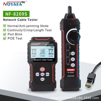 NOYAFA NF-8209S 英文版 寻线仪测线器POE Network Cable Tester