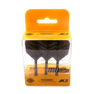 CUESOUL/Q獣飞镖尾翼片飞标镖叶耐用配件飞标针专用一体尾巴标翼