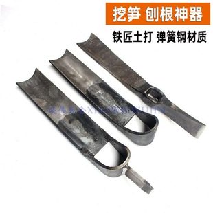 挖笋工具刨根挖土神器手工锻打两用锄斧弹簧钢农用老式锄头大全