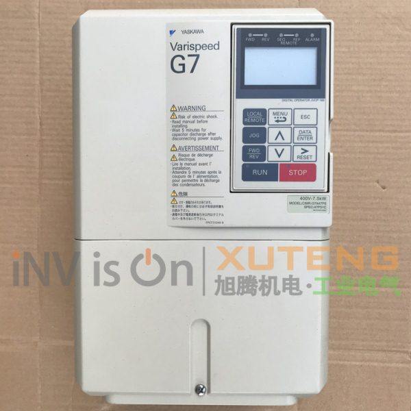 原装安川G7变频器7.5KW CIMR-G7A47P5 CIMR-G7B47P5带PG卡保修