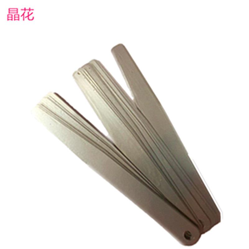 晶花100MMX0.02/150MMX0.03/200MMX0.05不锈钢销售 塞尺片图片