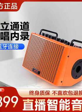 卓乐BSK40直播内录弹唱音箱木吉他户外电吹管萨克斯40瓦音响