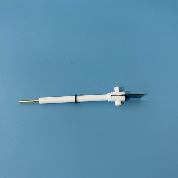 JJ110升级铂片电极夹 加固纯铂电极 铂工作电极夹Pt工作电极夹具