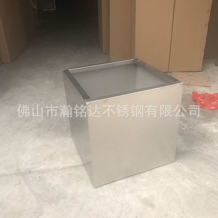 金属烤漆黑色花瓶KTV酒店软装摆放花盆架不锈钢香槟金花架商场