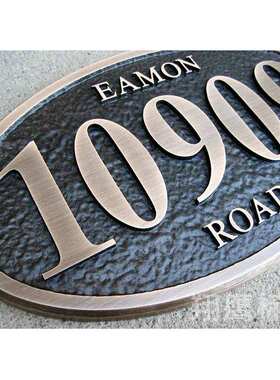 制作酒店号码数字门牌不锈钢标牌厂家亚克力门头标识牌广告牌贴墙