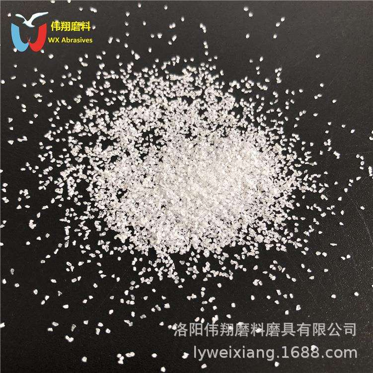 重庆白刚玉80# 不锈钢喷砂研磨用白刚玉磨料 低粉尘