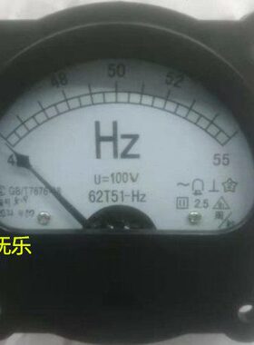 62T51-HZ 45-55HZ 交流频率表62T51-HZ 100V 220V 380V 45-55HZ