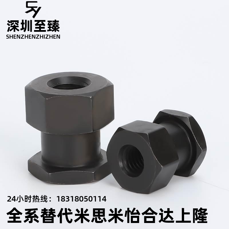 浮动接头FJR3/5/6/8/10/1w2/14/16-0.8/1.25气缸外六角内螺纹接头